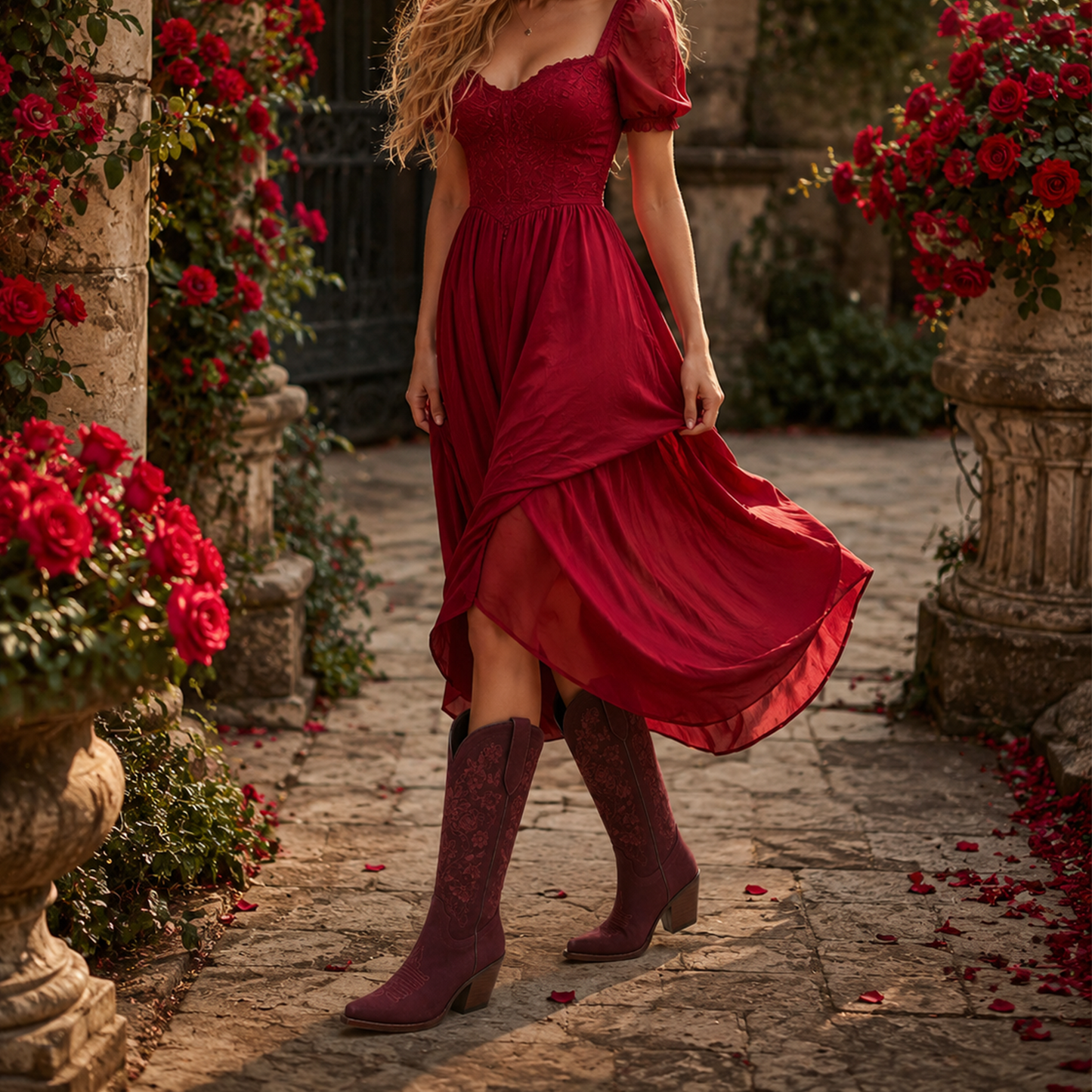 The Stacy - Burgundy