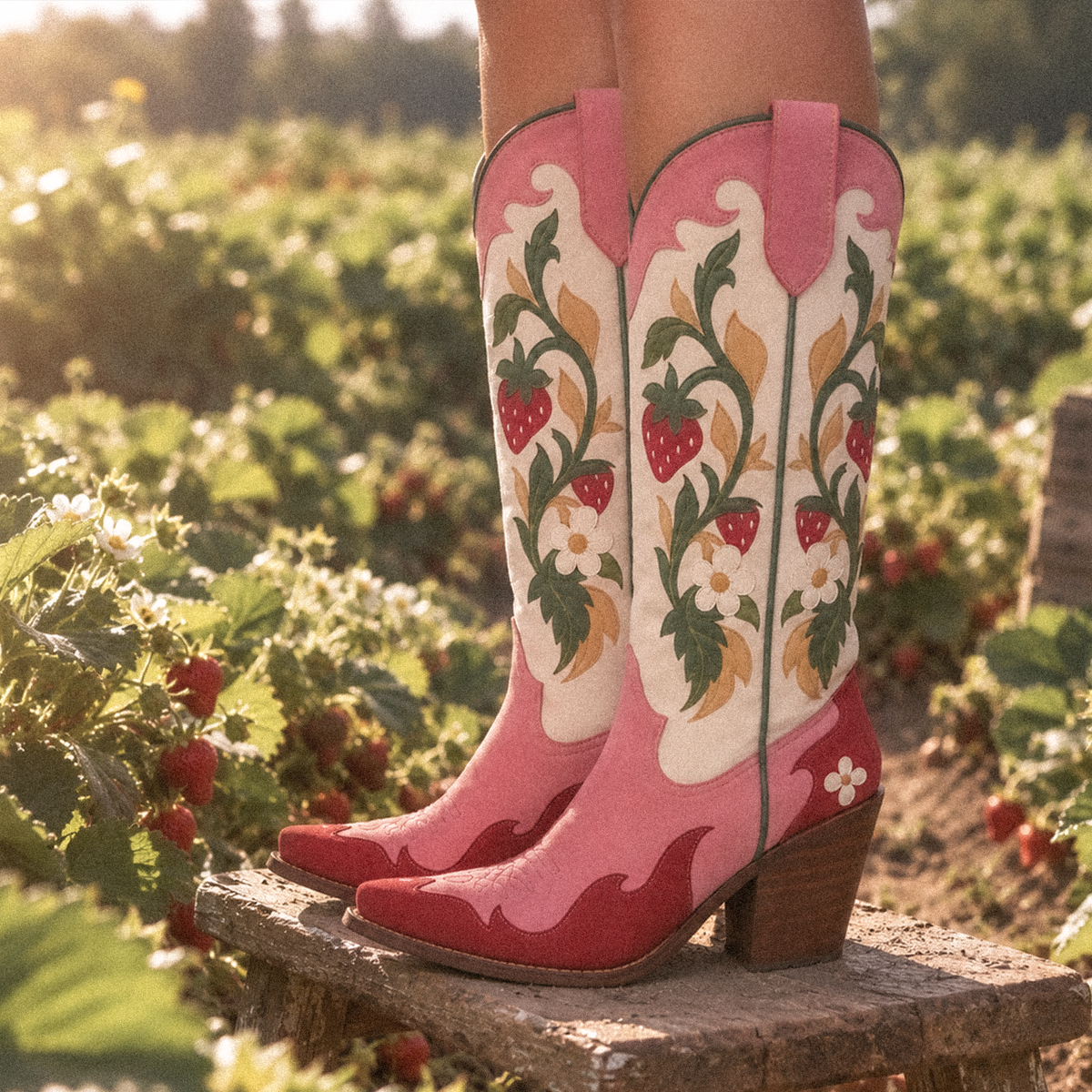 The Lydia - Red, Pink and Cream
